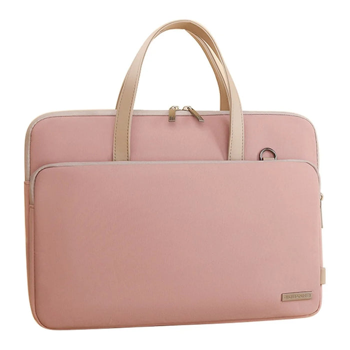 705 15.6 / 16 inch Laptop Bag Oxford Cloth Notebook Computer Handbag Sleeve - Pink - 1