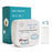 LX-D2 Bluetooth-compatible Photo Picture Smart Mini Printer with English Labels+5 Rolls 30mm Paper - Blue - 1