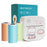 LX-D2 Thermal Inkless Mini Printer with English Labels+3 Rolls Colored Sticker Paper - Pink - 1
