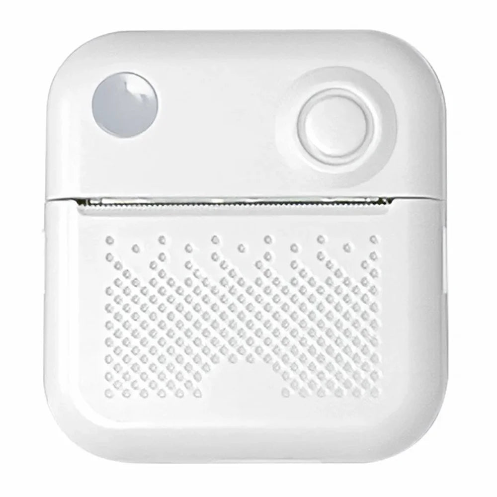 D3 Wireless Portable Printer with Printing Paper for Photos, Labels, Notes - White - 1