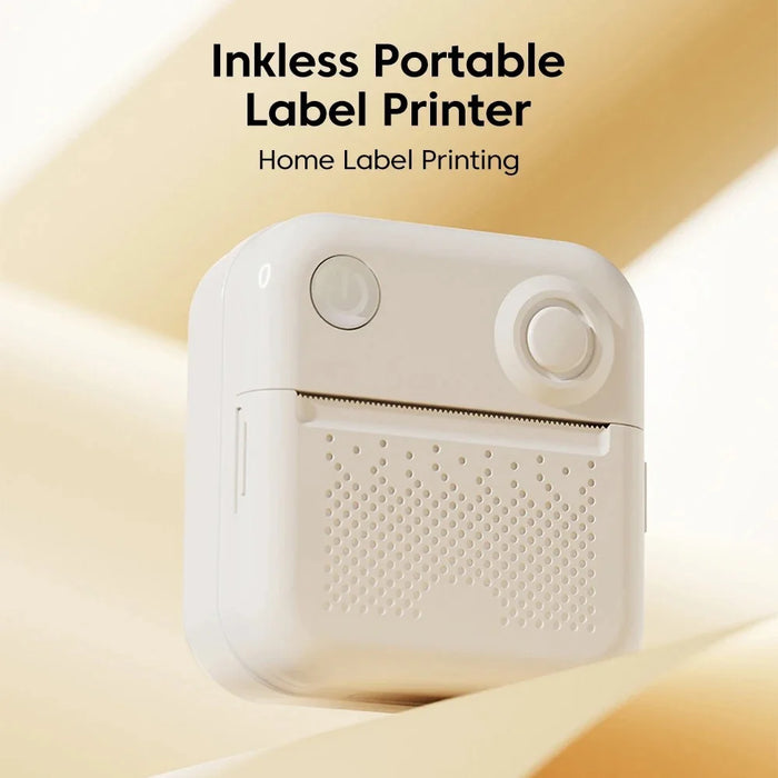 D3 Wireless Portable Printer with Printing Paper for Photos, Labels, Notes - White - 3
