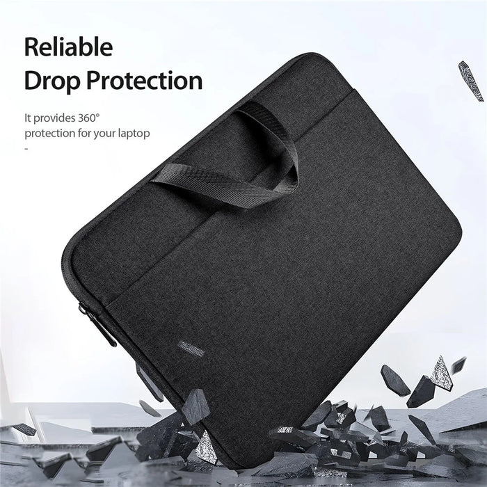DUX DUCIS LBTA Series 15.5-16 Inch Notebook Bag Horizontal Laptop Handbag - Black - 7