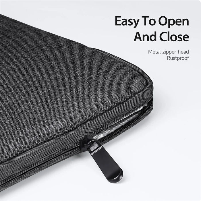 DUX DUCIS LBDA Series 14-15.4 Inch Laptop Bag Soft Lining Notebook Pouch - Black - 7