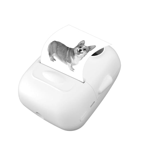 MARKLIFE P50 Mini Bluetooth-compatible Thermal Label Printer with 1 Roll Print Paper - White - 2