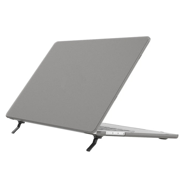 BENWIS MP-SMS For MacBook Pro 13 inch (2019) / (2020) A1706, A1708, A1989, A2159, A2251, A2289, A2338 Kickstand Hard Case - Transparent Black - 1