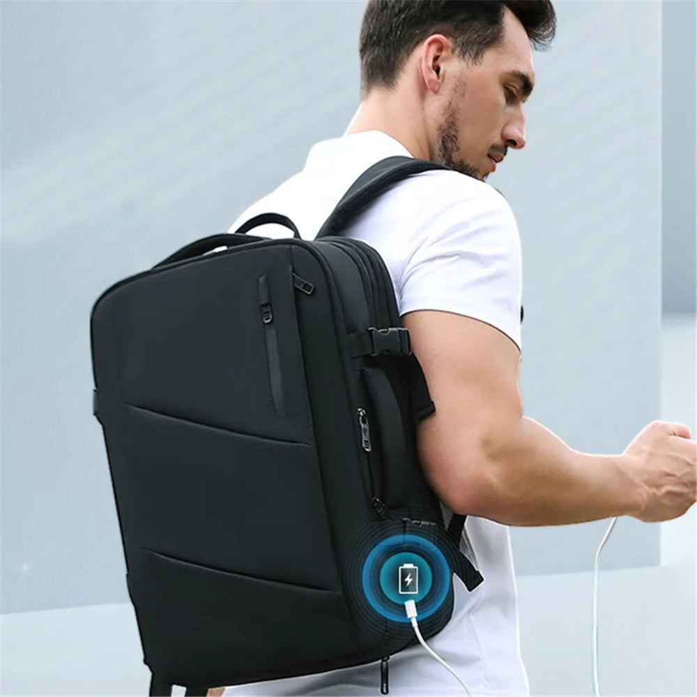 VICTORIATOURIST V9012 17.3-inch Laptop Backpack 39L RPET Men Travel Dual Shoulder Bag - 3