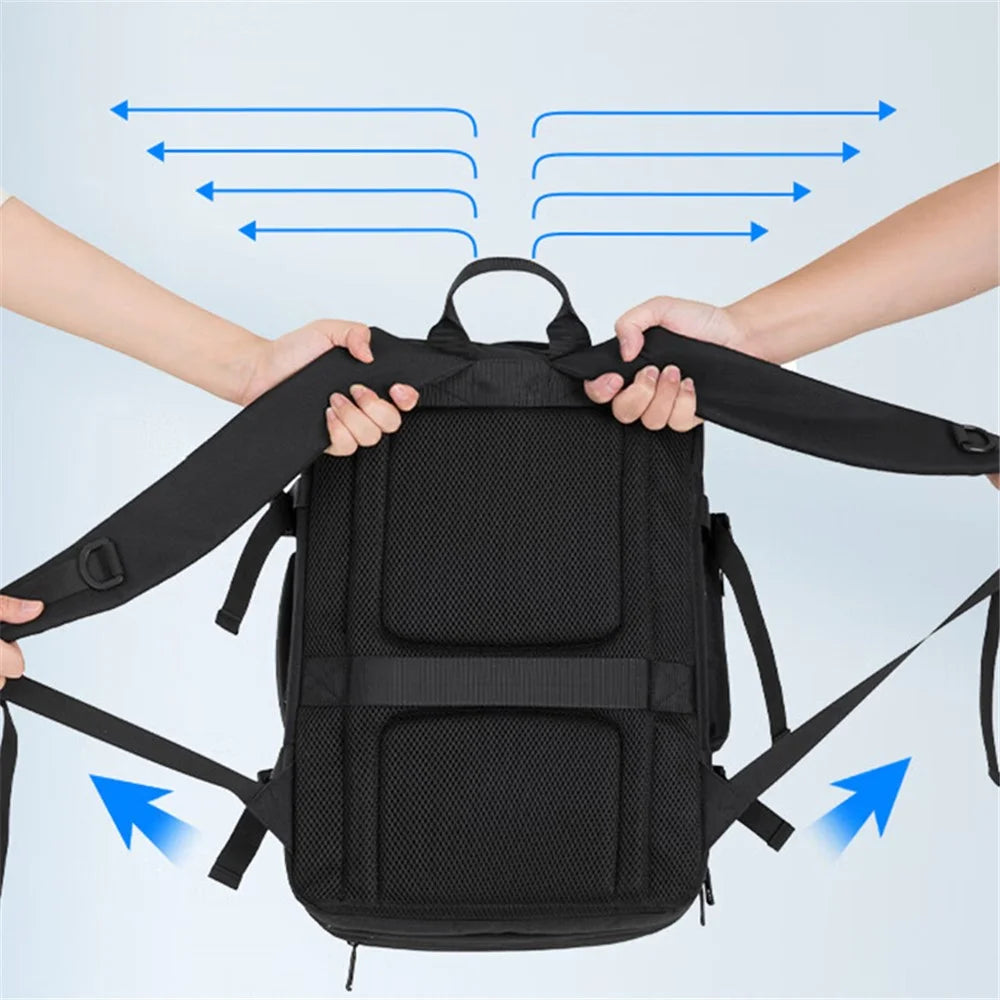 VICTORIATOURIST V9012 17.3-inch Laptop Backpack 39L RPET Men Travel Dual Shoulder Bag - 6