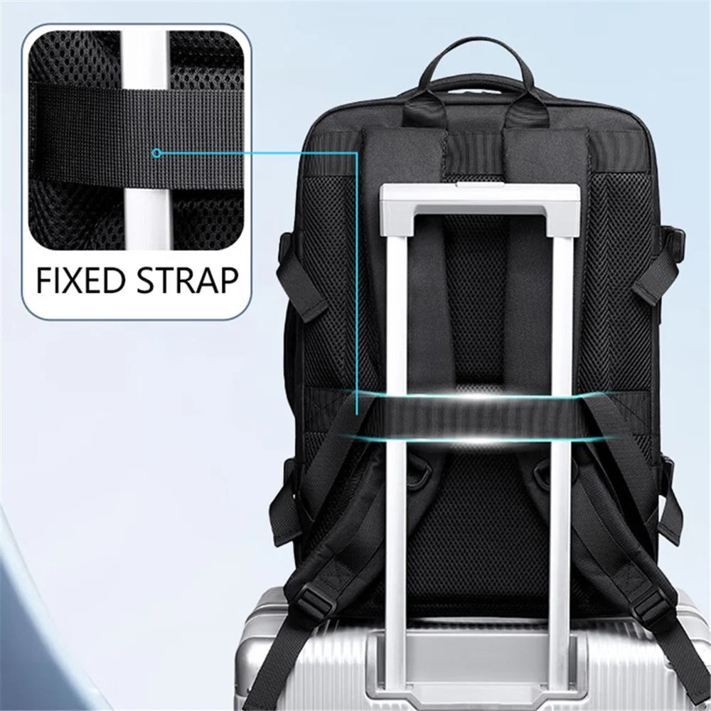 VICTORIATOURIST V9012 17.3-inch Laptop Backpack 39L RPET Men Travel Dual Shoulder Bag - 7