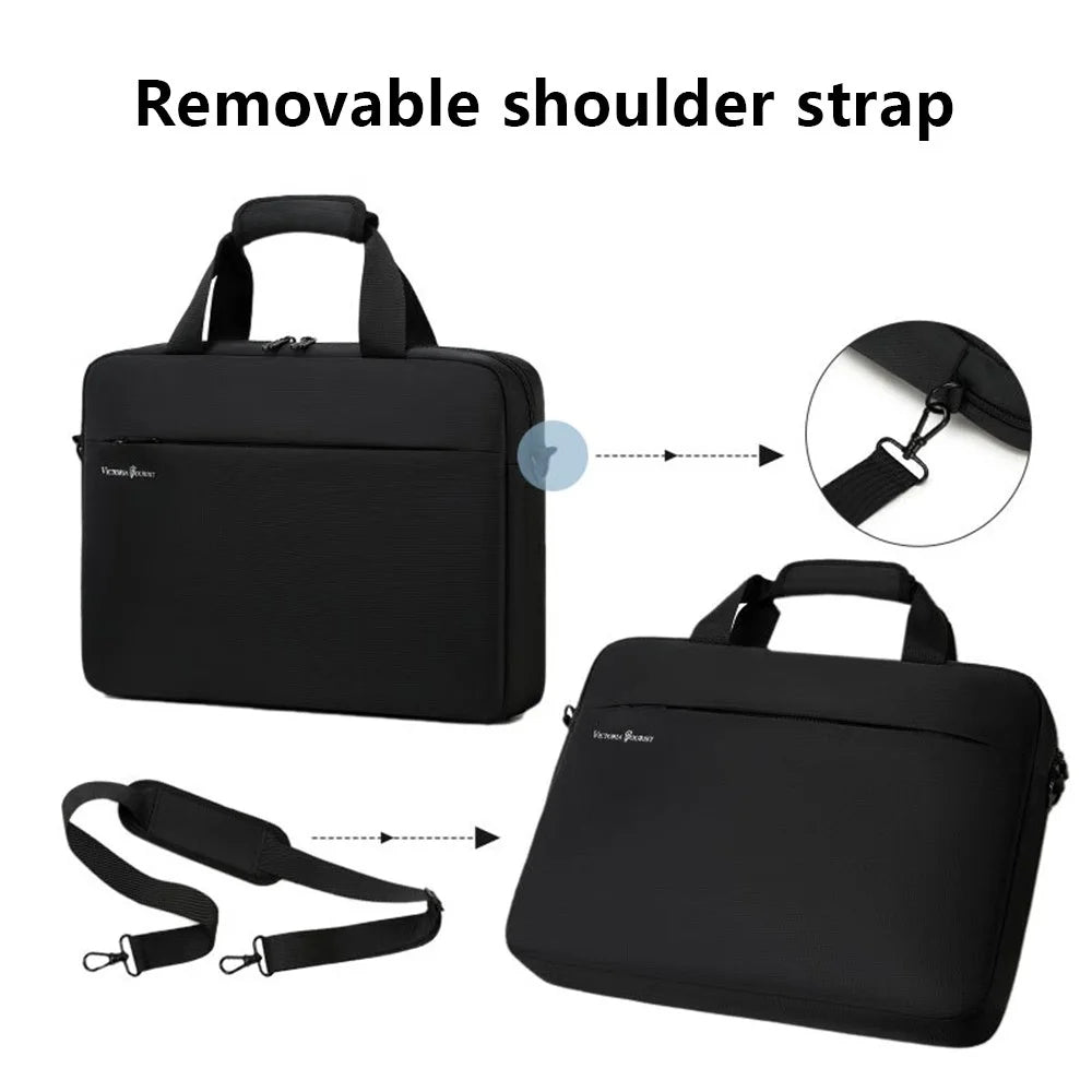 VICTORIATOURIST V7009 15.6Inch Notebook Handbag Oxford Coth Computer Case Laptop Bag - 7