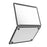 BENWIS MP-SSC For Macbook Air 13 inch (2018-2019) A1932 / (2020) A2179, A2337 Case PC+TPU Laptop Shockproof Cover - Black - 4
