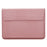 15.4-Inch Laptop Sleeve Crocodile Texture PU Leather Notebook Computer Storage Bag - Light Pink - 1