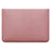 15.4-Inch Laptop Sleeve Crocodile Texture PU Leather Notebook Computer Storage Bag - Light Pink - 2
