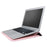 15.4-Inch Laptop Sleeve Crocodile Texture PU Leather Notebook Computer Storage Bag - Light Pink - 3