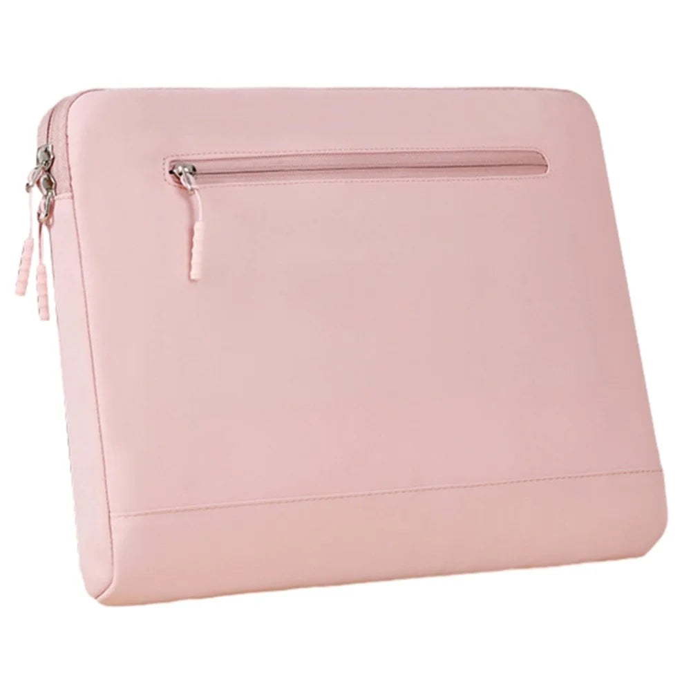 13-13.3 inch Laptop Bag Oxford Cloth Notebook Bag Business Briefcase Anti-scratch Plush Lining - Pink - 1