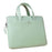 C81-13-13.3 inch Laptop Case Portable Notebook Bag with Plush Lining  Businees Storage Bag - Green - 1