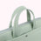 C81-13-13.3 inch Laptop Case Portable Notebook Bag with Plush Lining  Businees Storage Bag - Green - 3