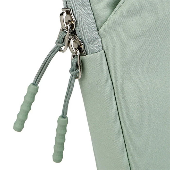 C81-15-15.6 inch Computer Case Portable Laptop Bag with Plush Lining Laptop Accessories Storage Bag - Green - 4