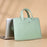 C81-15-15.6 inch Computer Case Portable Laptop Bag with Plush Lining Laptop Accessories Storage Bag - Green - 7