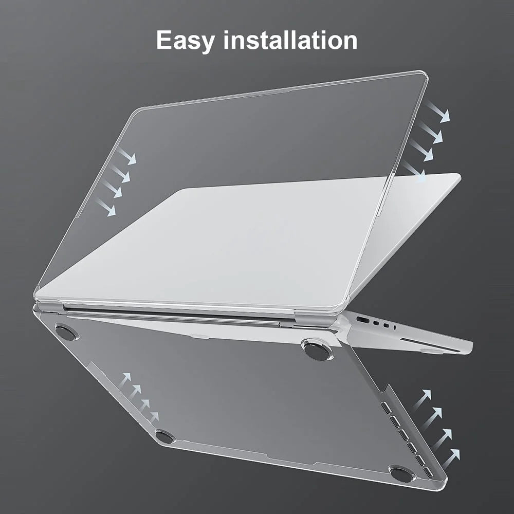 BENWIS MP-CHC Clear Case for MacBook Pro 13 inch (2016) A1706 A1708 / (2018) A1989 / (2019) A2159 / (2020) A2251 A2289 A2338 Laptop PC Hard Shell - 5