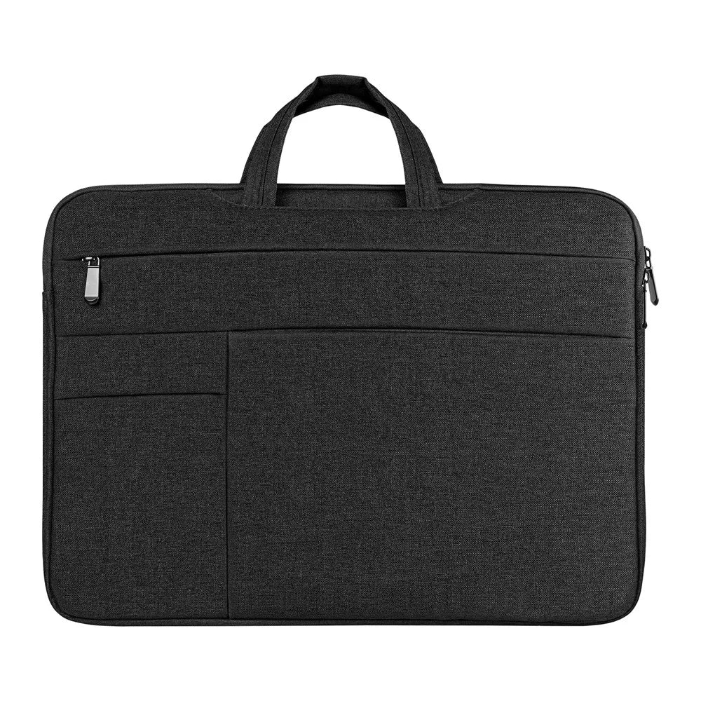DUX DUCIS LBTD Series 14-15.4 Inch Notebook Pouch Waterproof Polyester Laptop Handbag - Black - 1