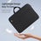 DUX DUCIS LBTD Series 13-13.9 inch Laptop Carrying Bag Multi Pockets Polyester Notebook Handbag - Black - 6