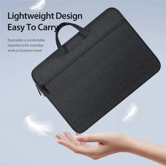 DUX DUCIS LBTC Series 14-15.4 inch Laptop Carrying Bag Polyester Notebook Shockproof Handbag - Black - 6