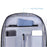 14-15.6 inch Laptop Backpack Oxford Cloth Dual Layer Outdoor Travel Bag with Outer USB Port - Grey - 2