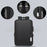 16.1 inch Laptop Backpack with Anti-Theft Lock Oxford Cloth Notebook Shoulder Bag - Black - 5
