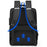 16.1 inch Laptop Backpack with Anti-Theft Lock Oxford Cloth Notebook Shoulder Bag - Black - 7
