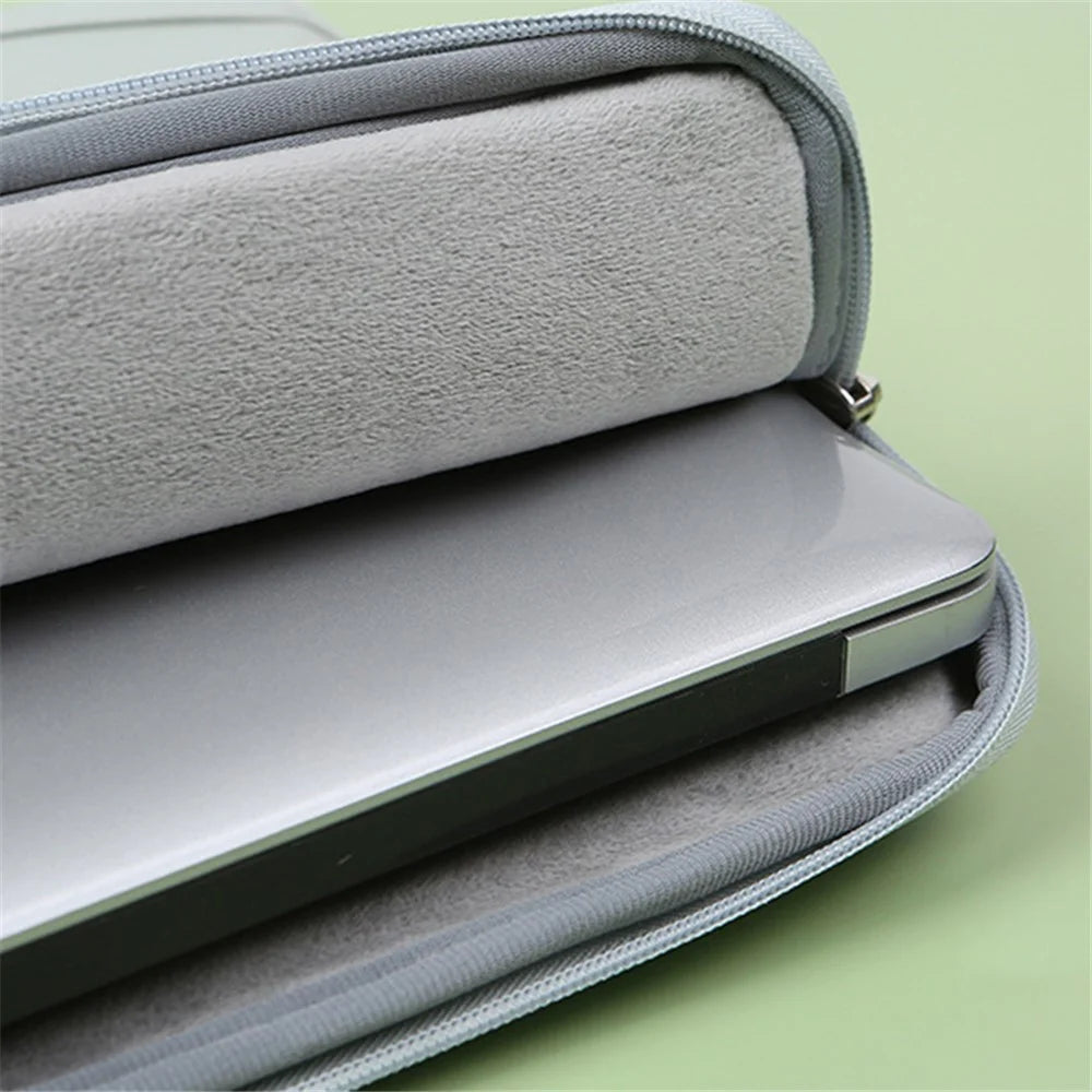 D6 14.6 inch Laptop Bag Waterproof Oxford Cloth Notebook Computer Sleeve - Green - 3