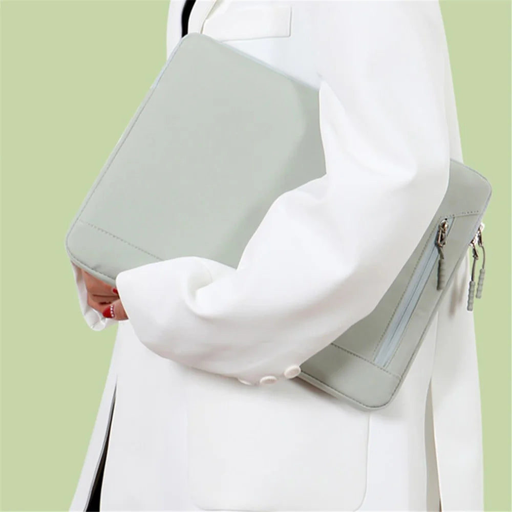 D6 14.6 inch Laptop Bag Waterproof Oxford Cloth Notebook Computer Sleeve - Green - 7
