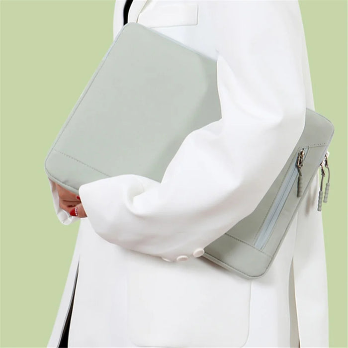 D6 14.6 inch Laptop Bag Waterproof Oxford Cloth Notebook Computer Sleeve - Green - 7