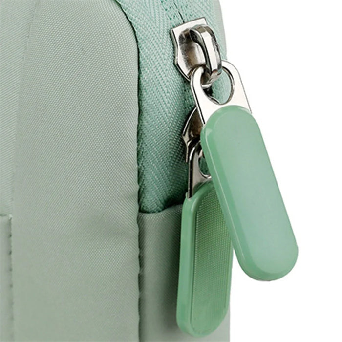 910 13.3 inch Laptop Handbag Oxford Cloth Notebook Computer Bag with Shoulder Strap - Green - 3