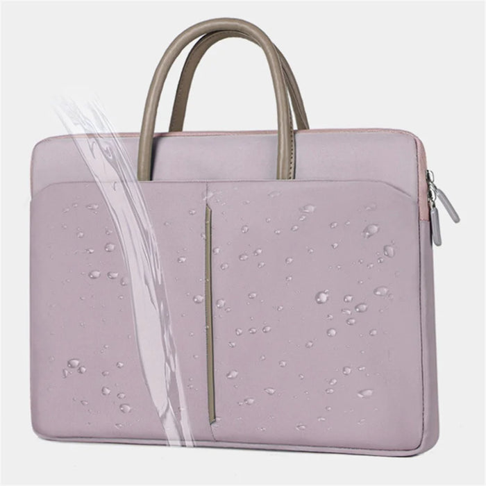 C97 Oxford Cloth Laptop Bag 14-14.6 inch Notebook Computer Handbag Carrying Bag  - Pink - 6