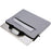 15-inch Laptop Handbag 300D Cationic Fabric Notebook Anti-shock Crossbody Bag - Grey - 3
