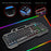 T-WOLF T16 Backlit Wired 104-Key Gaming Keyboard Ambient Light Gaming Keyboard - 5