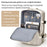Travel Backpack Fit 15.6 Inch Laptop Computer Work Bag with USB Charging Port - Beige - 2