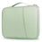 10.5-11 inch Laptop Handle Bag Notebook Portable Carrying Case Nylon Storage Bag - Light Green - 1