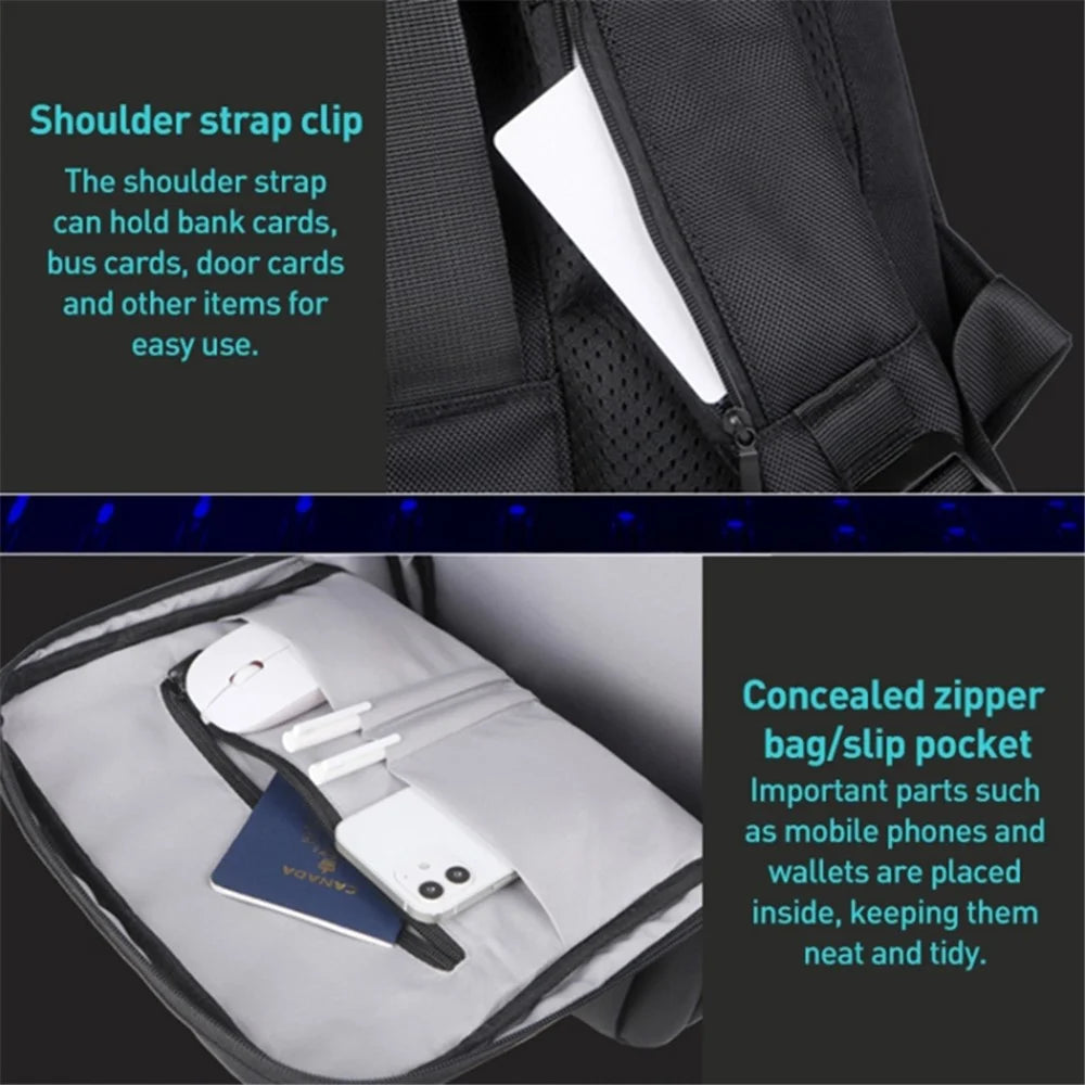 Backpack Fits 15.6 Inch Laptop Work Business Travel Computer Bag - V1 - 3