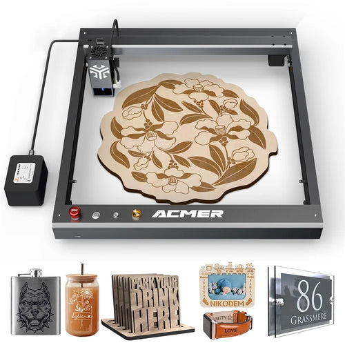 ACMER P2 20W Laser Engraver Fast Engraving Speed Laser Cutter Machine - US Plug - 1