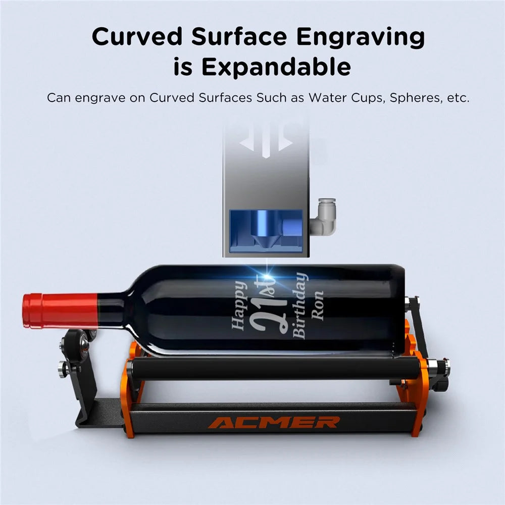 ACMER P2 10W Laser Engraver Gyroscope Detection Fast Engraving Laser Cutter Machine - US Plug - 5