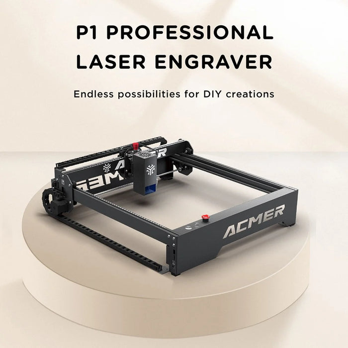 ACMER P1 20W High Speed Laser Engraver 0.01mm Accuracy WiFi Control Cutter Machine - US Plug - 2