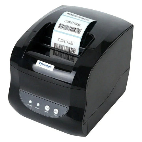 XPRINTER XP-365B 20-80mm QR Code Barcode Label Printer Thermal Self-adhesive Label Printer - US Plug - 1