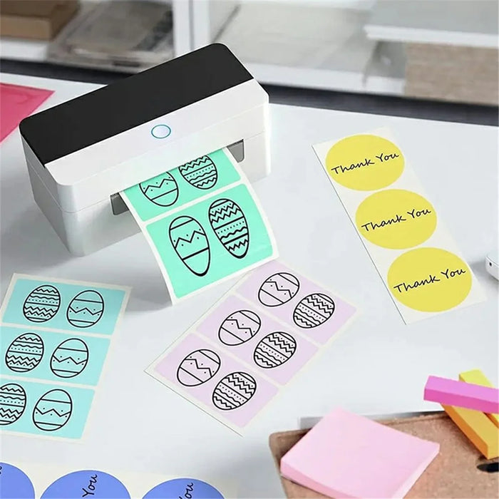 XPRINTER XP-D463B Label Maker with Thermal Printing 26-108mm QR Code Barcode Label Printer - US Plug - 2