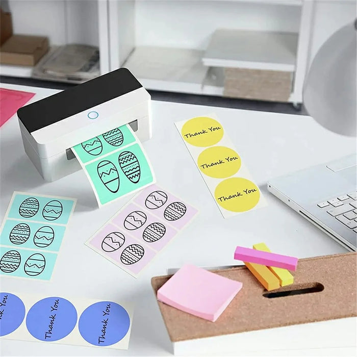 XPRINTER XP-D463B Label Maker with Thermal Printing 26-108mm QR Code Barcode Label Printer - US Plug - 6