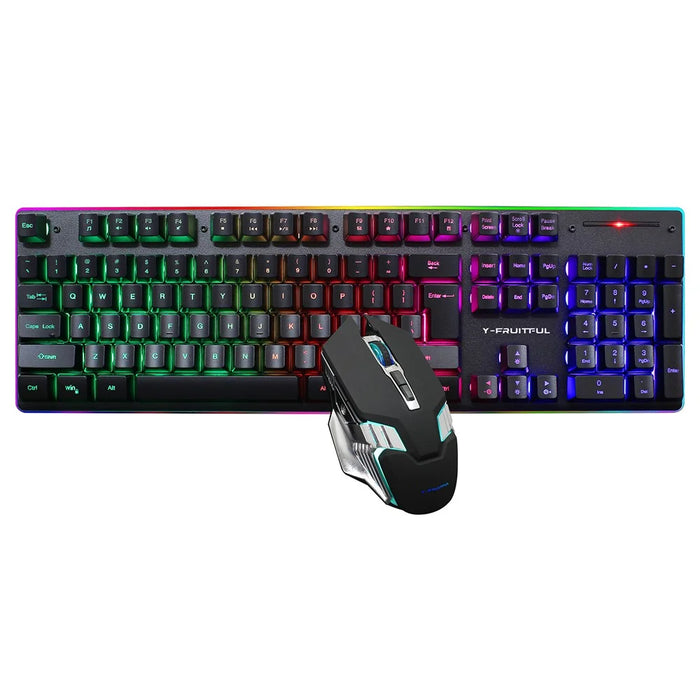 Y-FRUITFUL KM99 Backlit Bluetooth-compatible Keyboard Mouse Set for Home Office - 3