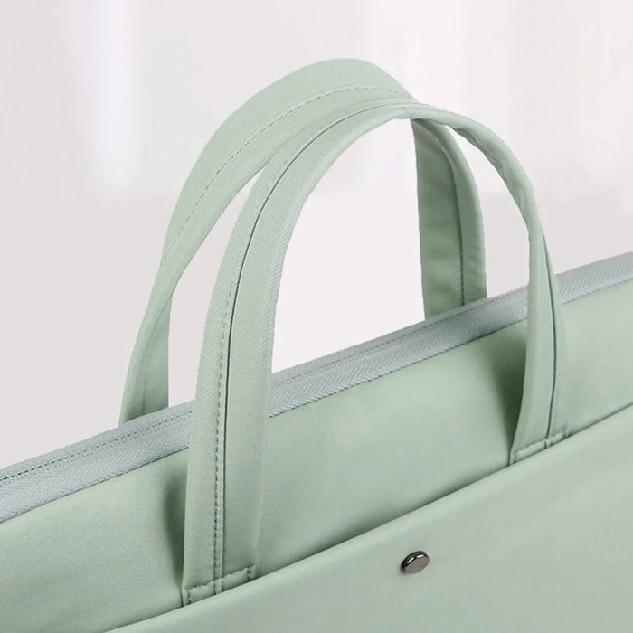 Oxford Cloth Storage Bag for 15.6 Inch Laptop Carrying Case Notebook Sleeve - Green - 4