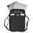 9-11 inch Tablet Vertical Carrying Bag Oxford Cloth Shockproof Tablet PC Handbag Crossbody Bag - Black - 2