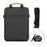 9-11 inch Tablet Vertical Carrying Bag Oxford Cloth Shockproof Tablet PC Handbag Crossbody Bag - Black - 3