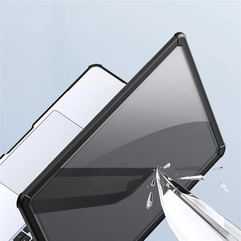 DUX DUCIS LCGM Series Glossy Case for Macbook Air 15 inch (2025) / (2024) A3114 / (2023) A2941 TPU+PC Protective Shell - Black - 6